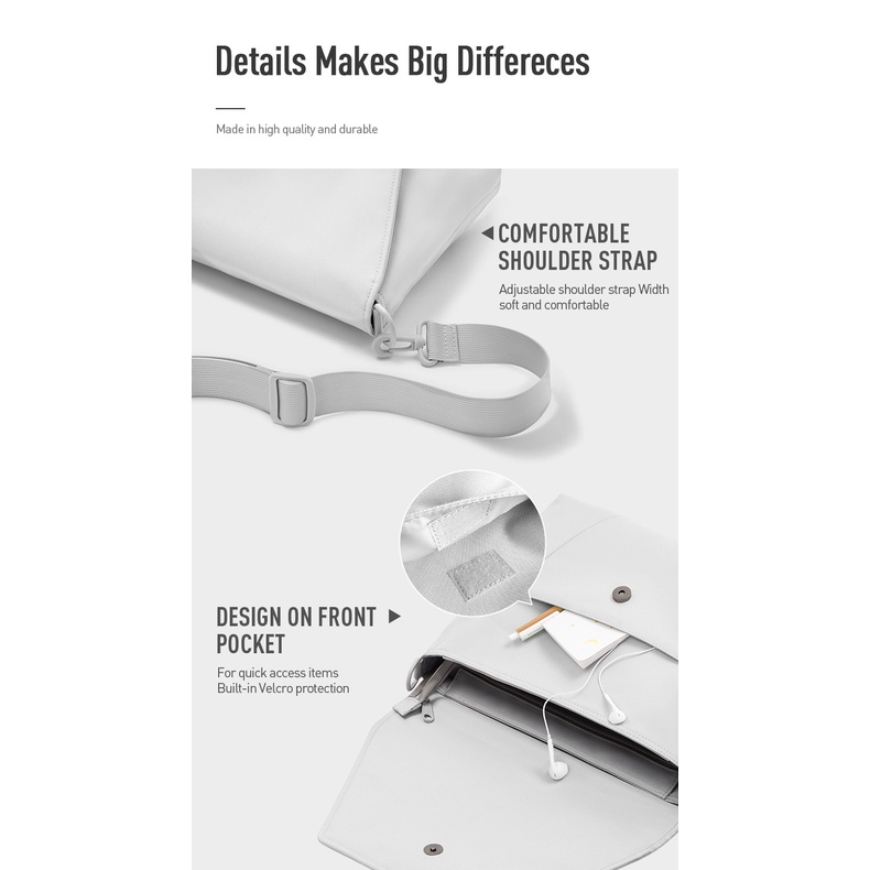 MAH Túi Messenger cổ điển trẻ trung Túi đeo vai sức chứa lớn dành cho sinh viên đại học và cao đẳng