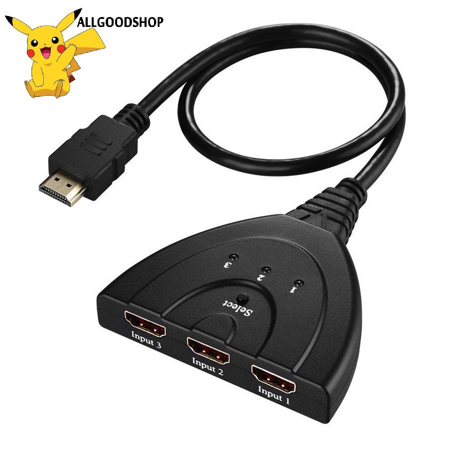 111all} 3 HDMI Ports In and 1 HDMI Out Full HD 1080P HDMI Switch 3D Display