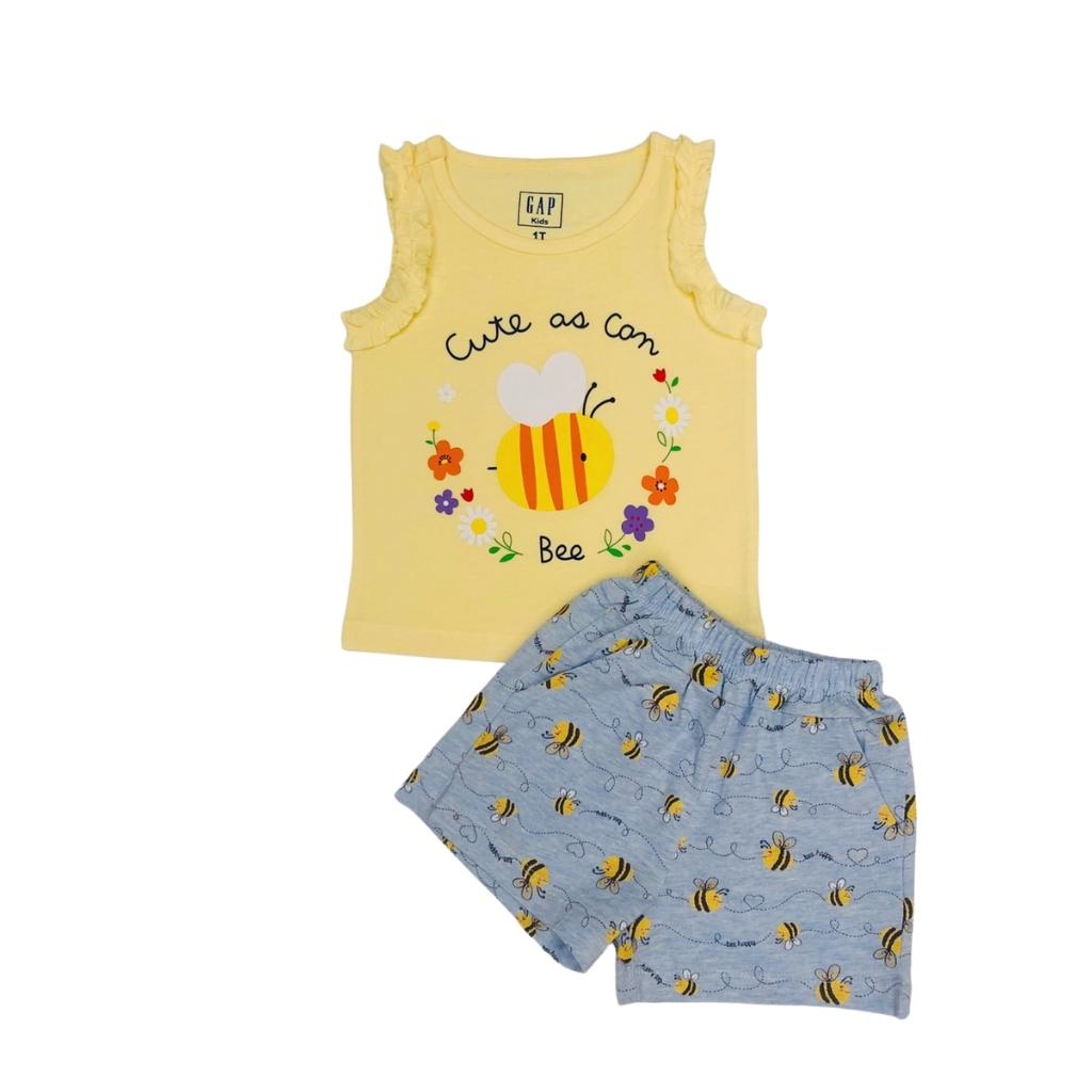 Đồ bộ bé gái, đồ cho bé gái chất cotton, có nhiều màu, size 1-7 tuổi - SUNKIDS