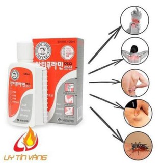 Dầu Nóng Hàn Quốc Antiphlamine 100ml