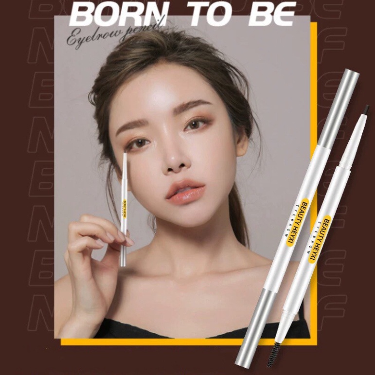 Chì kẻ mày 2 đầu nét mảnh HEYXI Verythin Eyebrow Pencil HCKM1 | BigBuy360 - bigbuy360.vn