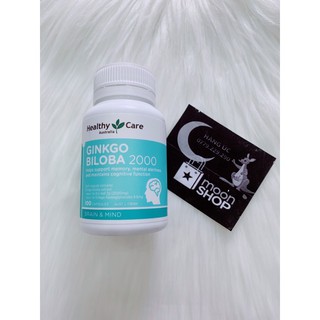 giúp Bổ Não healthycare Ginkgo Biloba Úc ( mẫu mới)