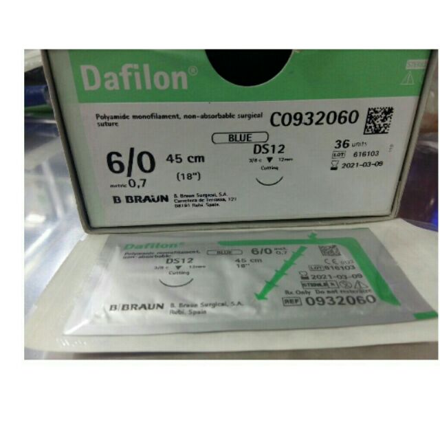 Chỉ phẫu thuật thẩm mỹ Dafilon6.0