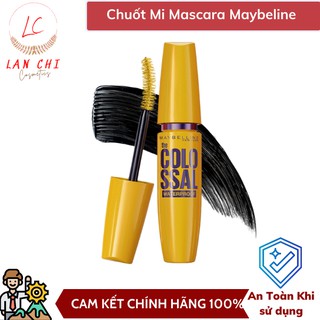 mascara maybelline - chuốt mi maybelline vàng 9x ( Mỹ - chính hãng - không trôi)