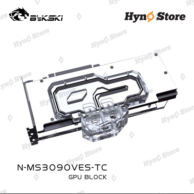 Block tản nhiệt nước VGA Bykski 2 mặt VRAM MSI Ventus N-AS3090TUF-TC  Tản nhiệt nước custom - Hyno Store