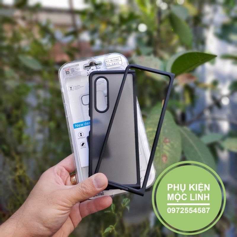 Ốp lưng 2 mặt màu nhám chống vân Samsung Galaxy Z fold3