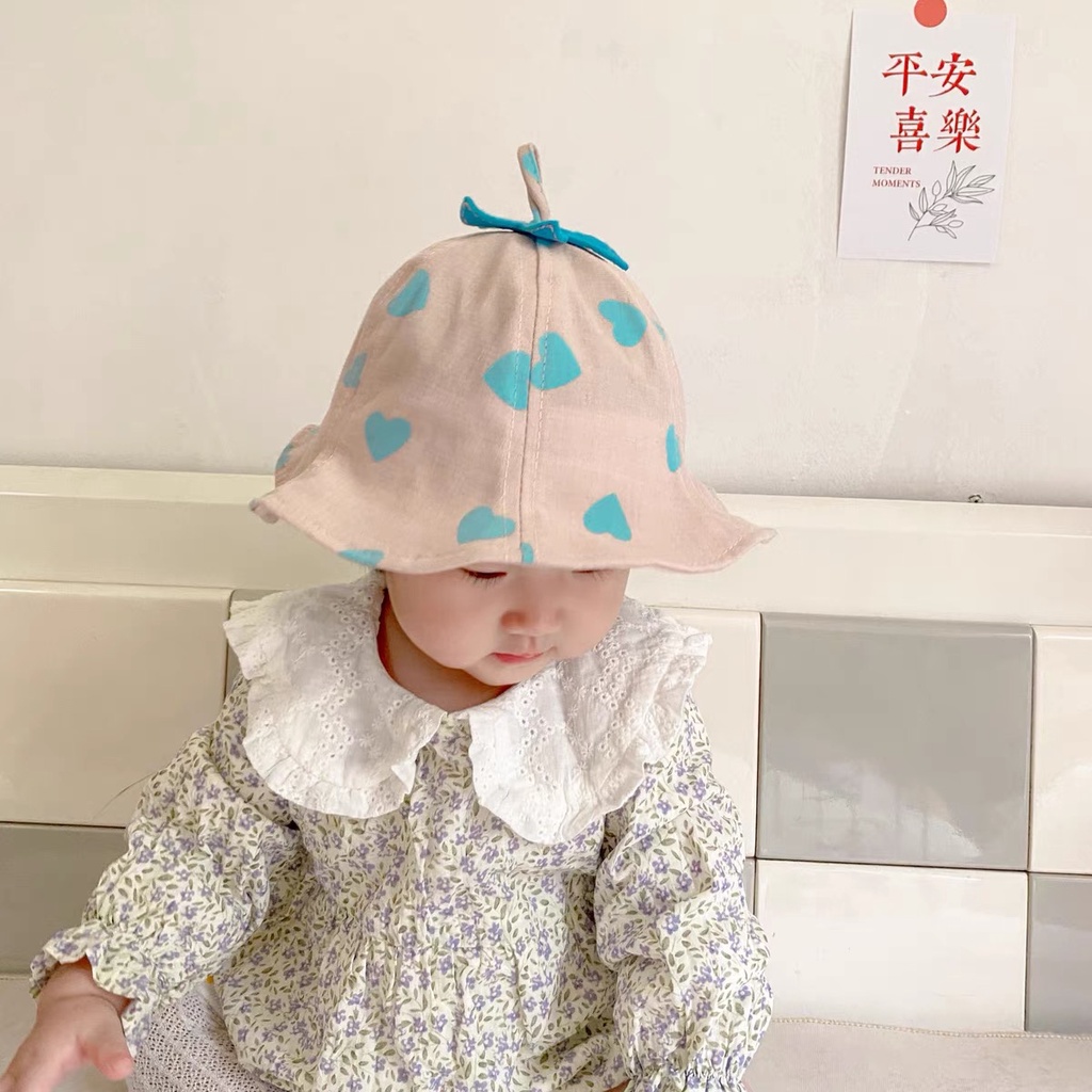 Mũ Kiểu Hàn Quốc Thiết Kế Xinh Xắn Cho Bé Gái
