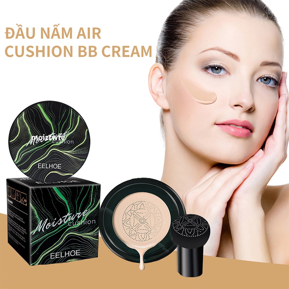 Bb&cc cream / kem nền dạng lỏng đầu nấm che khuyết  mịn màng trang điểm tự nhiên lâu trôi 15g chống nắng air cushion