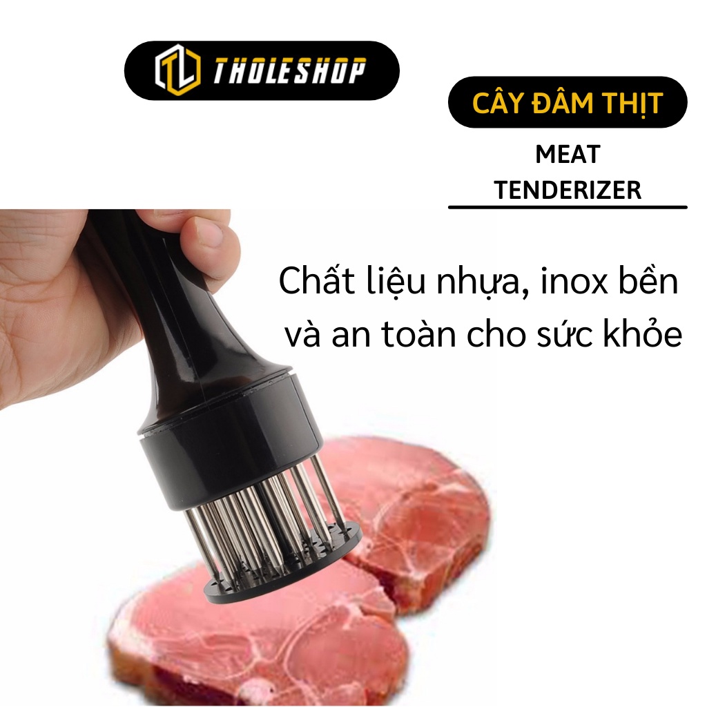 Cây dầm ướp thịt - Dụng cụ làm mềm thịt Meat Tenderizer size lớn - Dụng cụ nhà bếp tiện lợi 2287