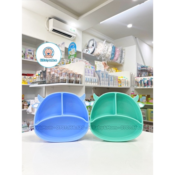 KHAY ĂN DẶM SILICON CON BÒ