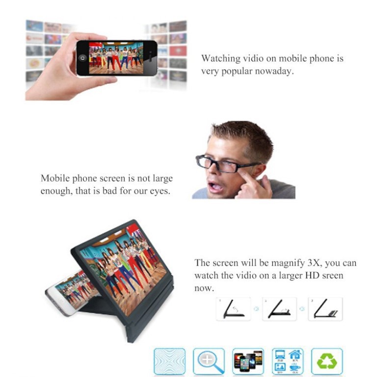 Kính phóng to màn hình điện thoại lên 3-5 lần giá sập kh1 | BigBuy360 - bigbuy360.vn