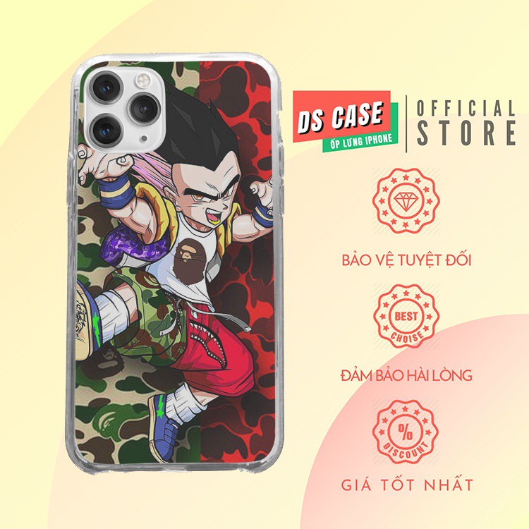 Ốp silicon Bape Dragon Ball Mới cho iphone 6/7/8/Plus/X/Xs/XsMax/Xr/11/Pro/12Mini/12 PROMAX BAPPOD00109