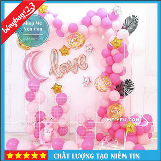 Set Trang Trí Sinh Nhật Nhiều Bóng Bay Siêu Đẹp - Tổ Chức Tiệc Thôi Nôi Đầy Tháng Cho Bé Trai Bé Gái 💞[ SALE SẬP SÀN ]💞