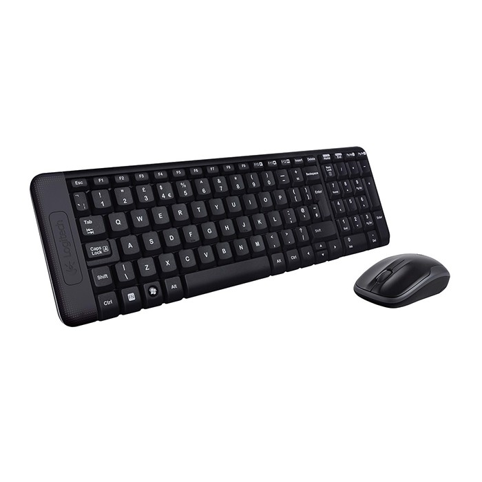 Bộ Bàn Phím Và Chuột Logitech MK220 Không Dây - Chính Hãng