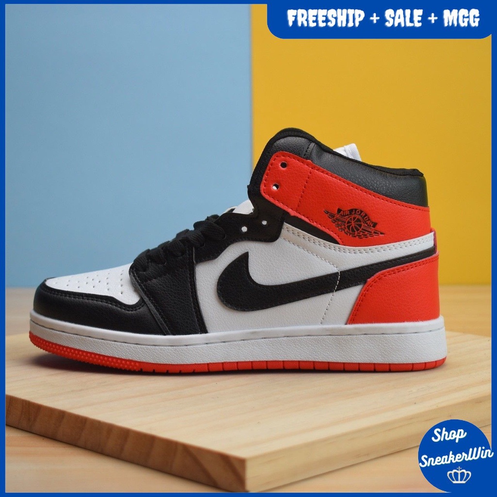 (FULL BOX) Giày thể thao Air Jordan 1 Retro High Satin Black Toe (W) gót đỏ cao cổ siêu đẹp, giá rẻ dành cho nam nữ