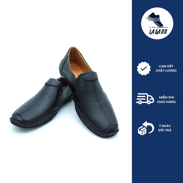 Giày Da Nam Cao Cấp Da Mềm Mại Thời Trang Đế Khâu Chắc Chắn Êm Chân Hàng Thiết Kế Trẻ Trung Năng Động