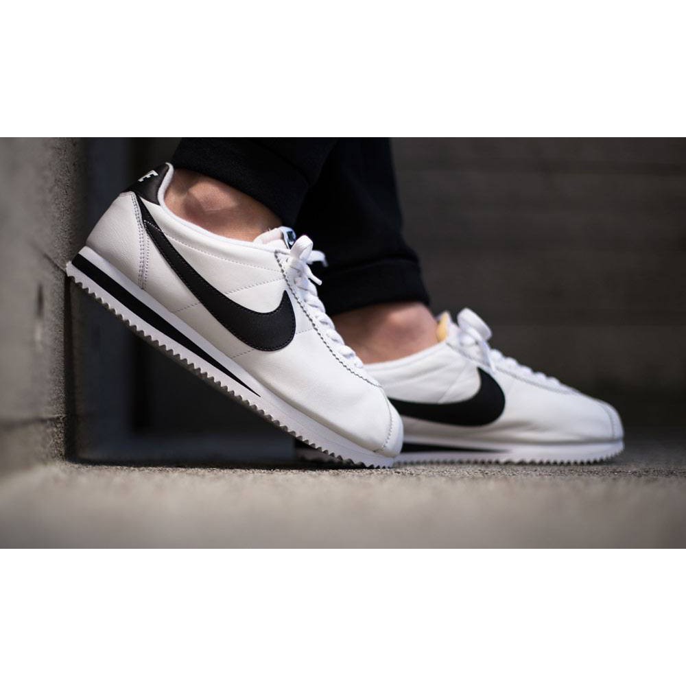 Giày Nike Cortez Auth FREESHIP Giày Thể Thao Nike Chính Hãng - Cortez OG White Red - Simple Sneaker