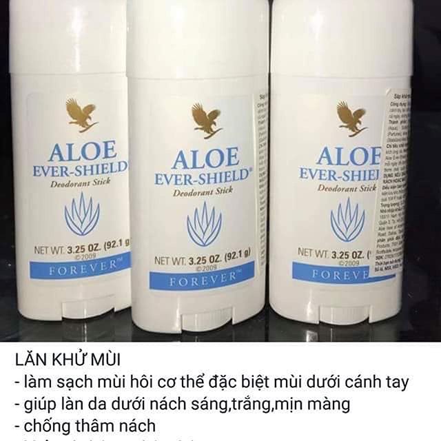 Sáp khử mùi lô hội aloe ever-shield