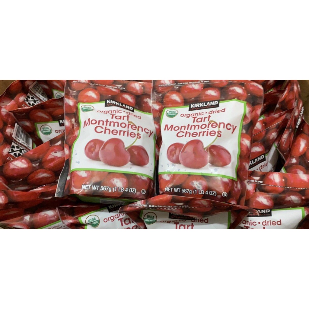 CHERRY HỮU CƠ SẤY KHÔ Kirkland Tart Montmorency Cherries USA - 567GRAM