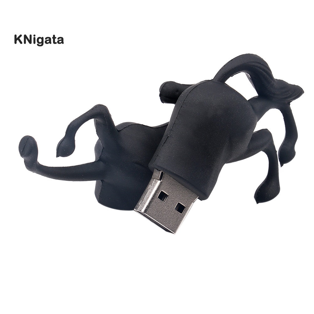 Kk Usb 512mb / 1g / 2g / 4g / 8g / 16g / 32g / 64g Màu Đen Hình Chú Ngựa | BigBuy360 - bigbuy360.vn