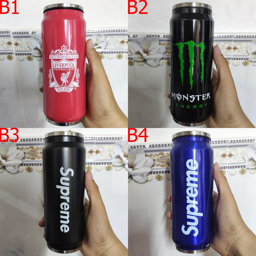 Bình Giữ Nhiệt Kiểu Lon Nước 500ml - Bình Nước Thể Thao 2 Lớp