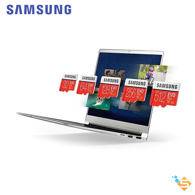 Thẻ Nhớ MicroSDXC SAMSUNG EVO Plus 128GB 64GB C10 U3 UHS-1 Read 100MB/s MB-MC128HA/APC - Bảo Hành Chính Hãng 5 Năm