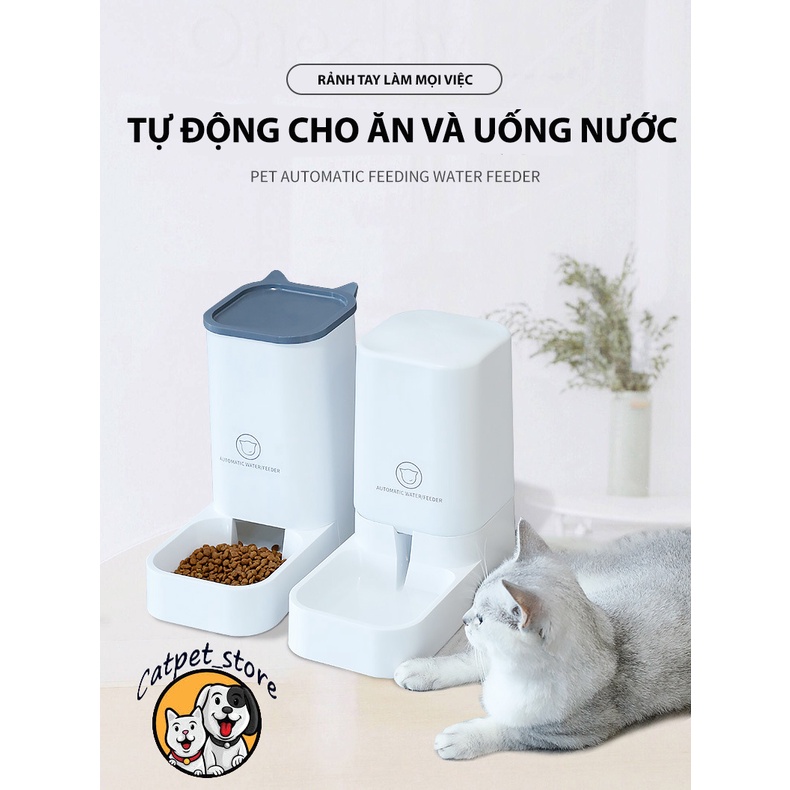 Bát ăn chó mèo tự động,bát ăn dung tích lớn cho thú cưng