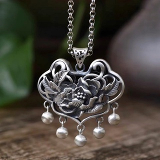 Mặt Dây Chuyền Bạc Thái Trường Mệnh Chuông