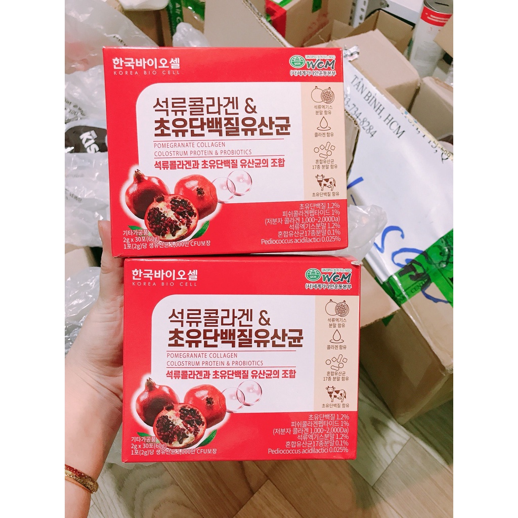 COLLAGEN LỰU & COLOSSTRUM PROTEIN, PROBIOTICS