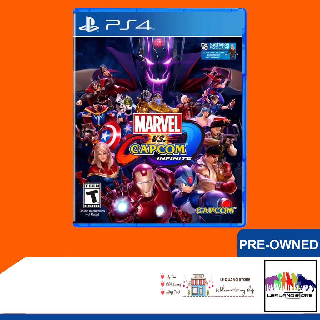 Đĩa Game PS4: Marvel vs. Capcom Infinite