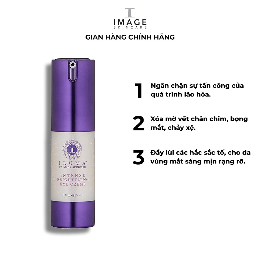 Kem sáng da vùng mắt Image Skincare Iluma Intenese Brightening Eye Creme 15 ml