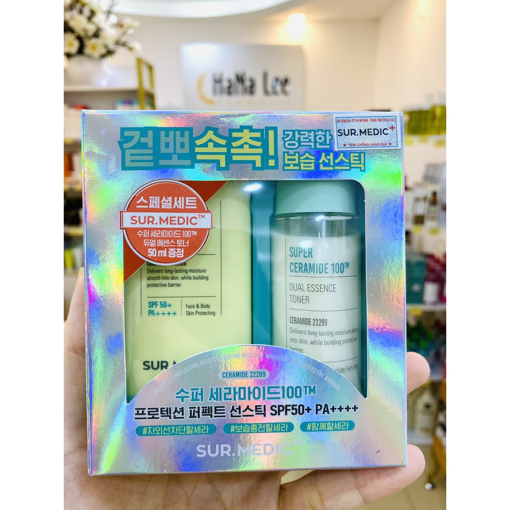 SET 2 MÓN SÁP CHỐNG NẮNG & TINH CHẤT SUR.MEDIC