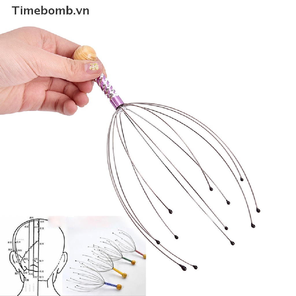 [Hàng mới về] Dụng cụ massage da đầu giảm căng thẳng chăm sóc sức khỏe