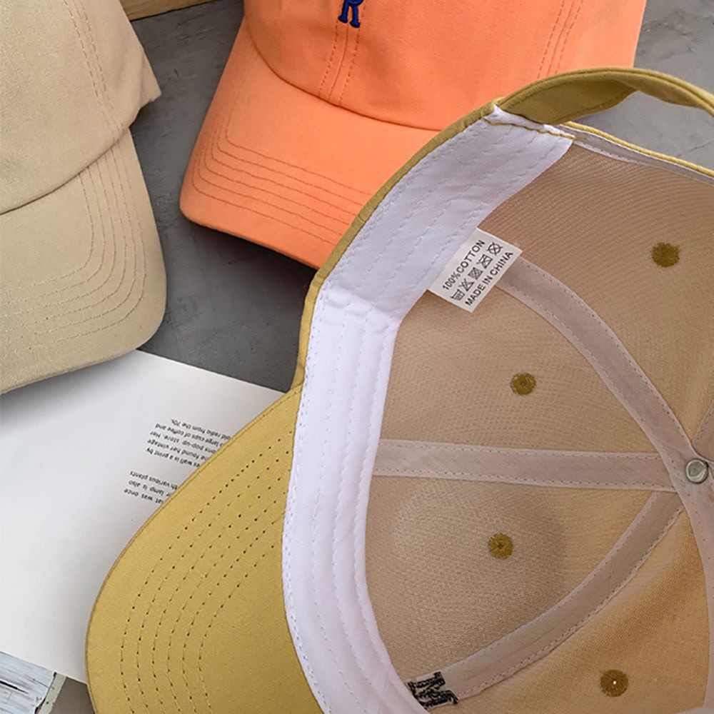 Mũ Lưỡi Trai Thêu Chữ Phong Cách Hip Hop Hàn Quốc Thời Trang Cho Nam Nữ