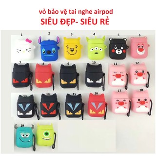 vỏ bảo vệ tai nghe airpod 💝 FREESHIP 💝 vỏ bảo vệ tai nghe airpod dễ thương
