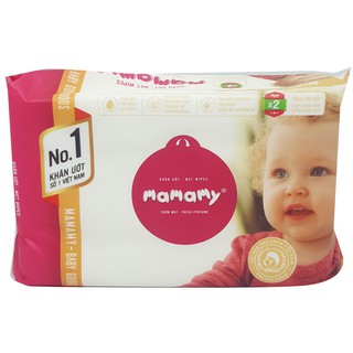 Khăn ướt Mamamy 80 tờ ( Có mùi, Không mùi)