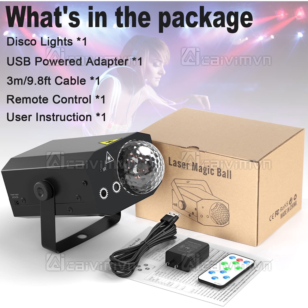 Đèn laser phòng bay , đèn led nháy theo nhạc như vũ trường sử dụng cho phòng Karaoke Sân khấu