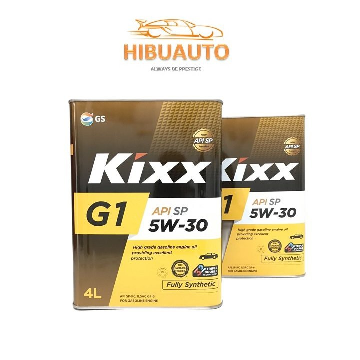 [ 2021 ] Dầu Nhớt KIXX G1 5W30 SP 4 Lít Thùng Thiếc Cao Cấp - HIBUAUTO