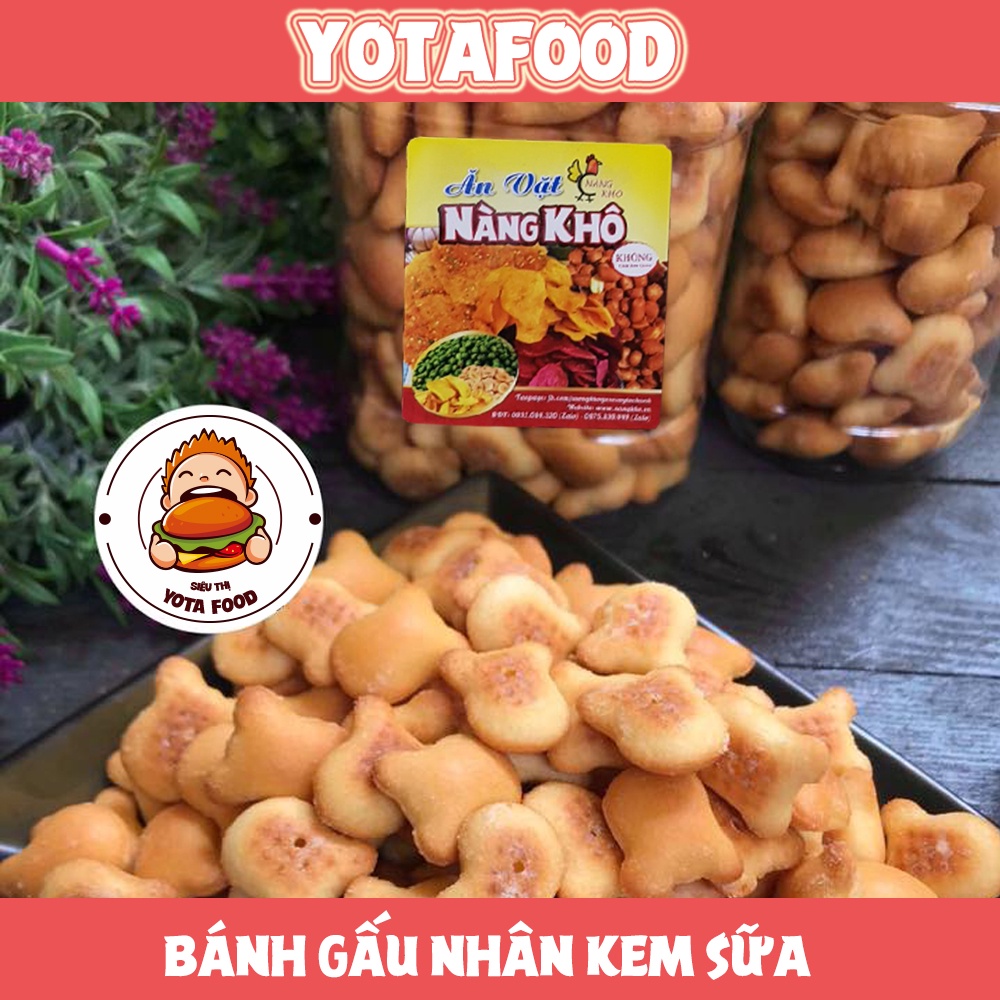 Bánh gấu nhân kem sữa ( Thơm ngon – béo ngậy ) | Yotafood