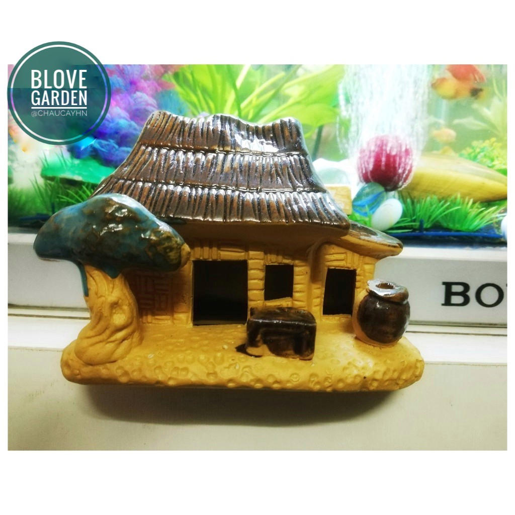 [GIÁ SỐC - GIẢM 30%]Nhà nấm trang trí bể cá, non bộ, tiểu cảnh sân vườn