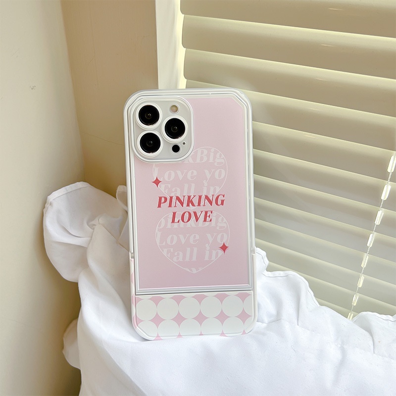 Ốp Điện Thoại Kèm Giá Đỡ Tàng Hình Họa Tiết Hoạt Hình Dễ Thương Cho iphone 14 / 13Pro 12 / xs / 6 / 7 / 8PLUS