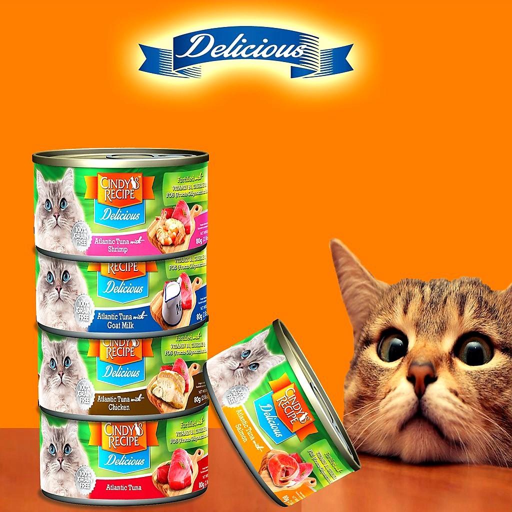 Pate lon cá ngừ cho mèo Cindy's Recipe 80g