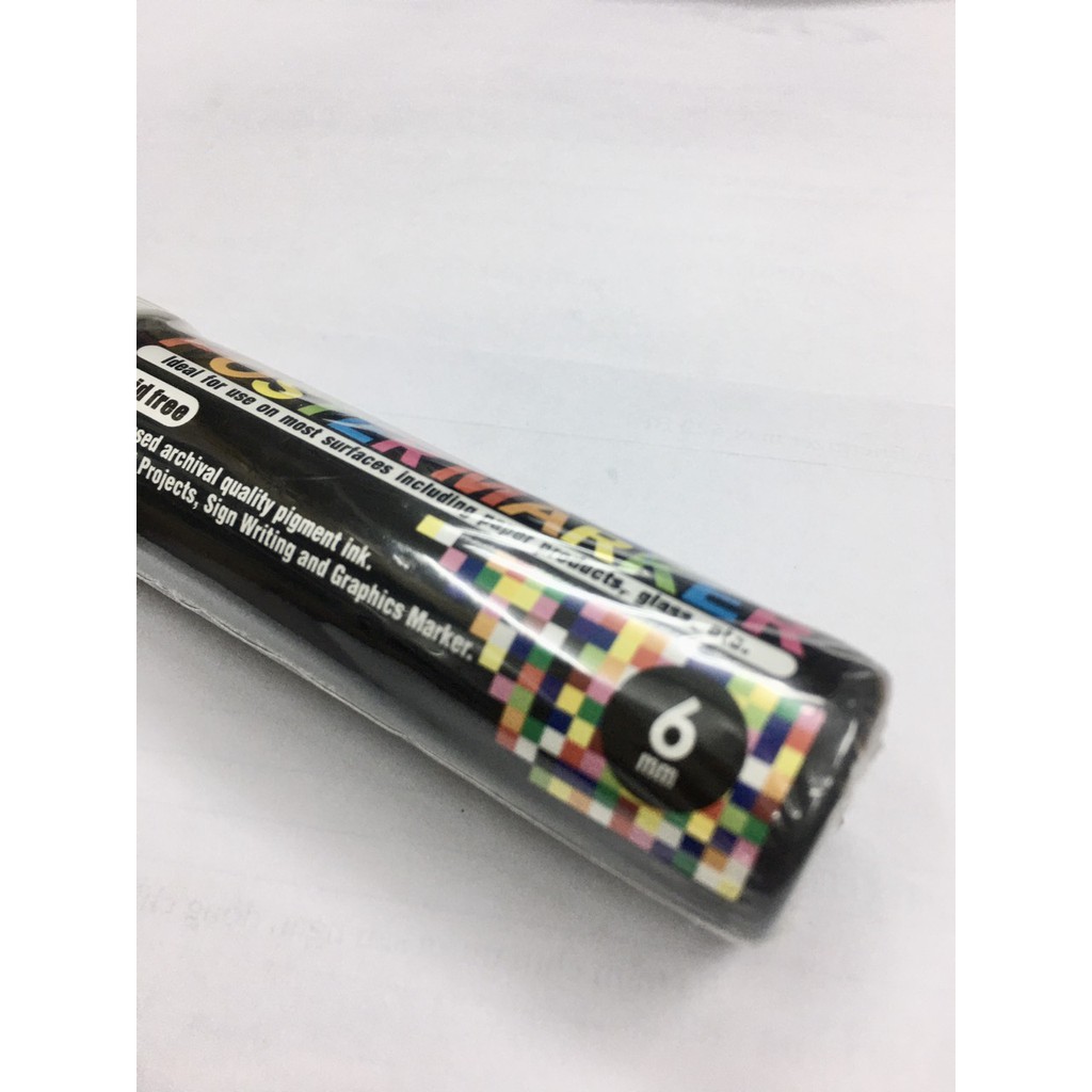 Bút vẽ quảng cáo Artline Poster Marker Tempera EPP-6 màu trắng