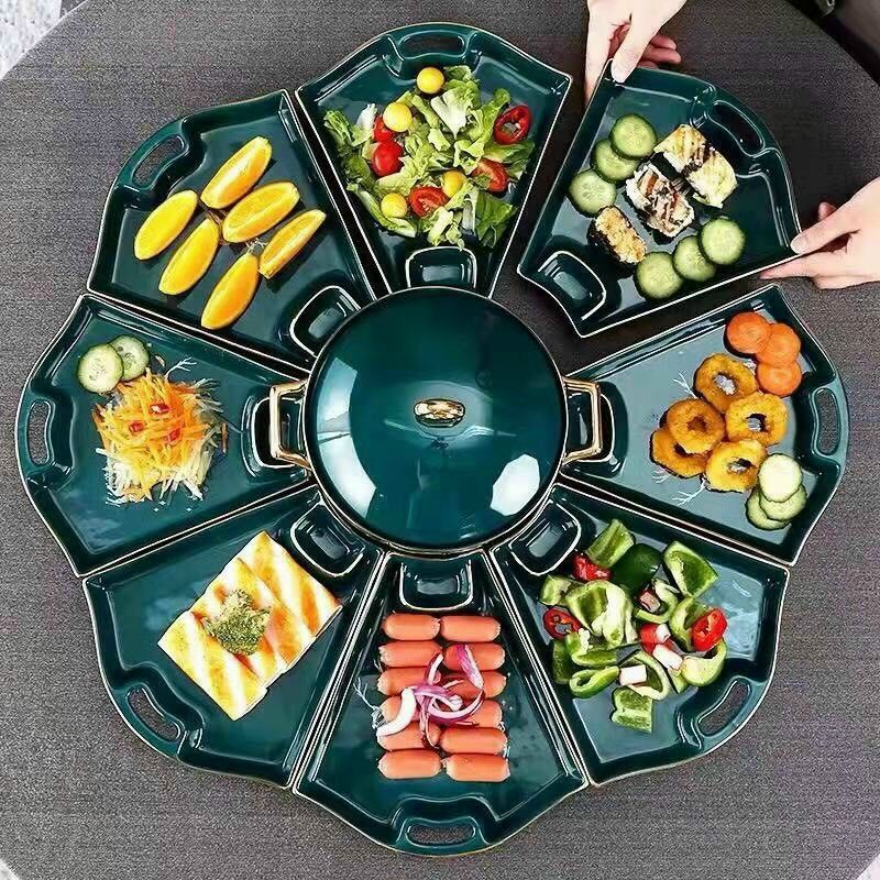 Bộ đĩa sứ sang trọng