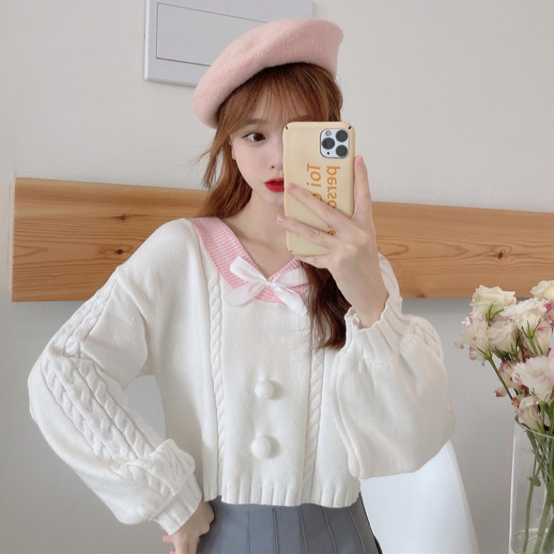 NRVP Áo Sweater Dài Tay Phong Cách Hàn Quốc Sành Điệu Dành Cho Nữ