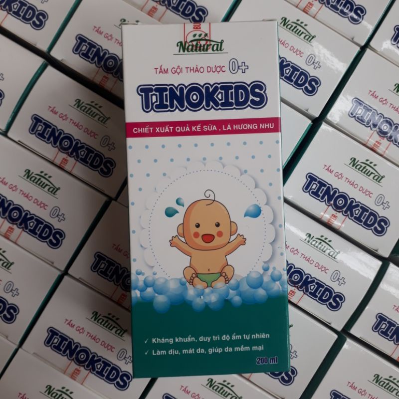 Nước tắm thảo dược TINOKIDS