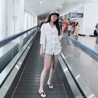 Áo sơ mi đũi Thái