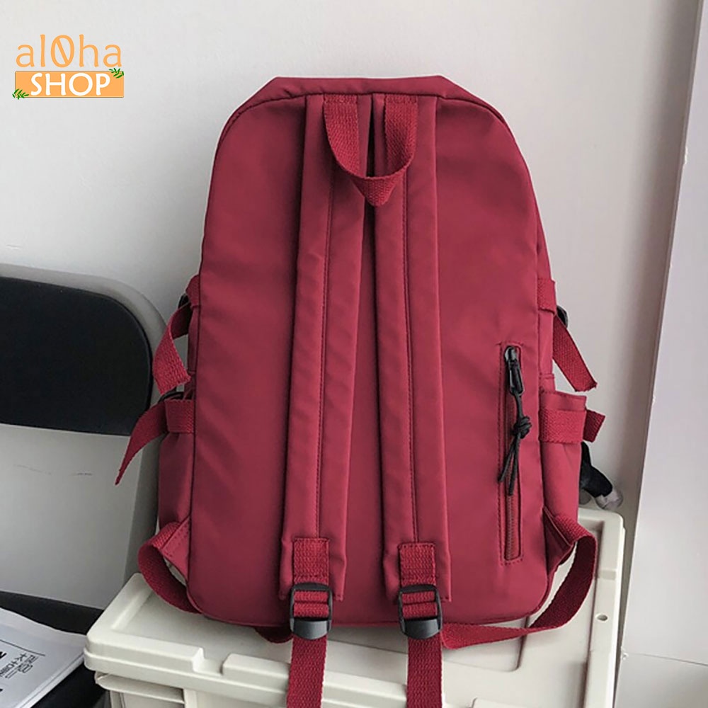 Balo - cặp sách Ulzzang nhiều ngăn B0166 Maishidai đi học, đi làm, du lịch, đựng laptop Unisex nam nữ - al0ha Shop