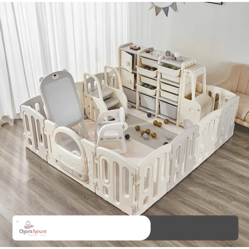 Quây nhựa BabyPods Car cao cấp nhất trong các loại quây có trên thị trường.