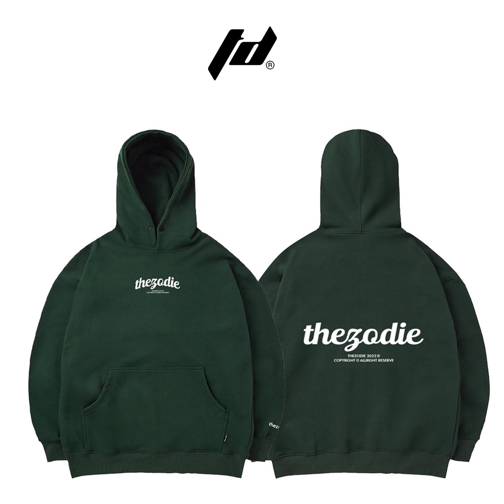 ✧✶áo hodie THEZODIE/ Green army